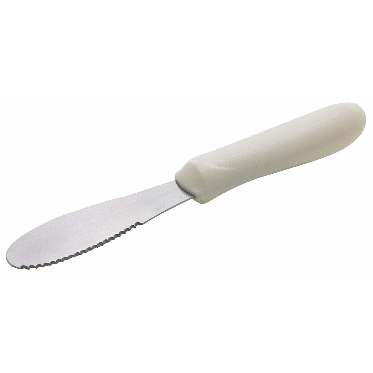 Winco - TWP-31 - Sandwich Spreader, White PP Hdl, 3-5/8" x 1-1/4" Blade - Chef Cutlery - Maltese & Co New and Used restaurant Equipment