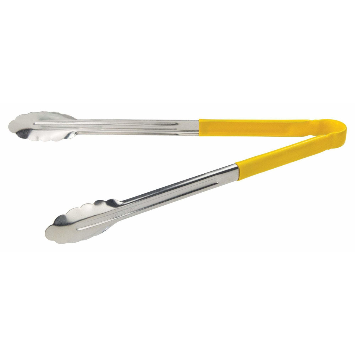 Winco - UT-16HP-Y - 16" Stainless Steel Utility Tong, PP Hdl, Yellow - Kitchen Utensils - Maltese & Co New and Used restaurant Equipment