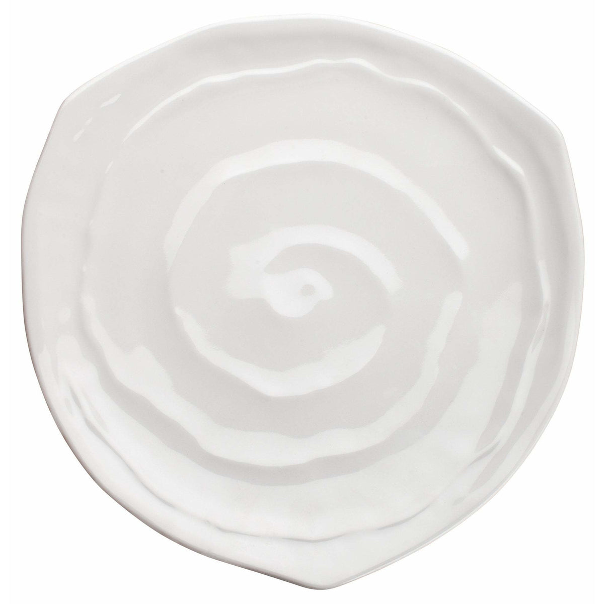 Winco - WDM007-201 - 9" Melamine Triangular Plate, White, 24pcs/case - Dinnerware - Maltese & Co New and Used restaurant Equipment