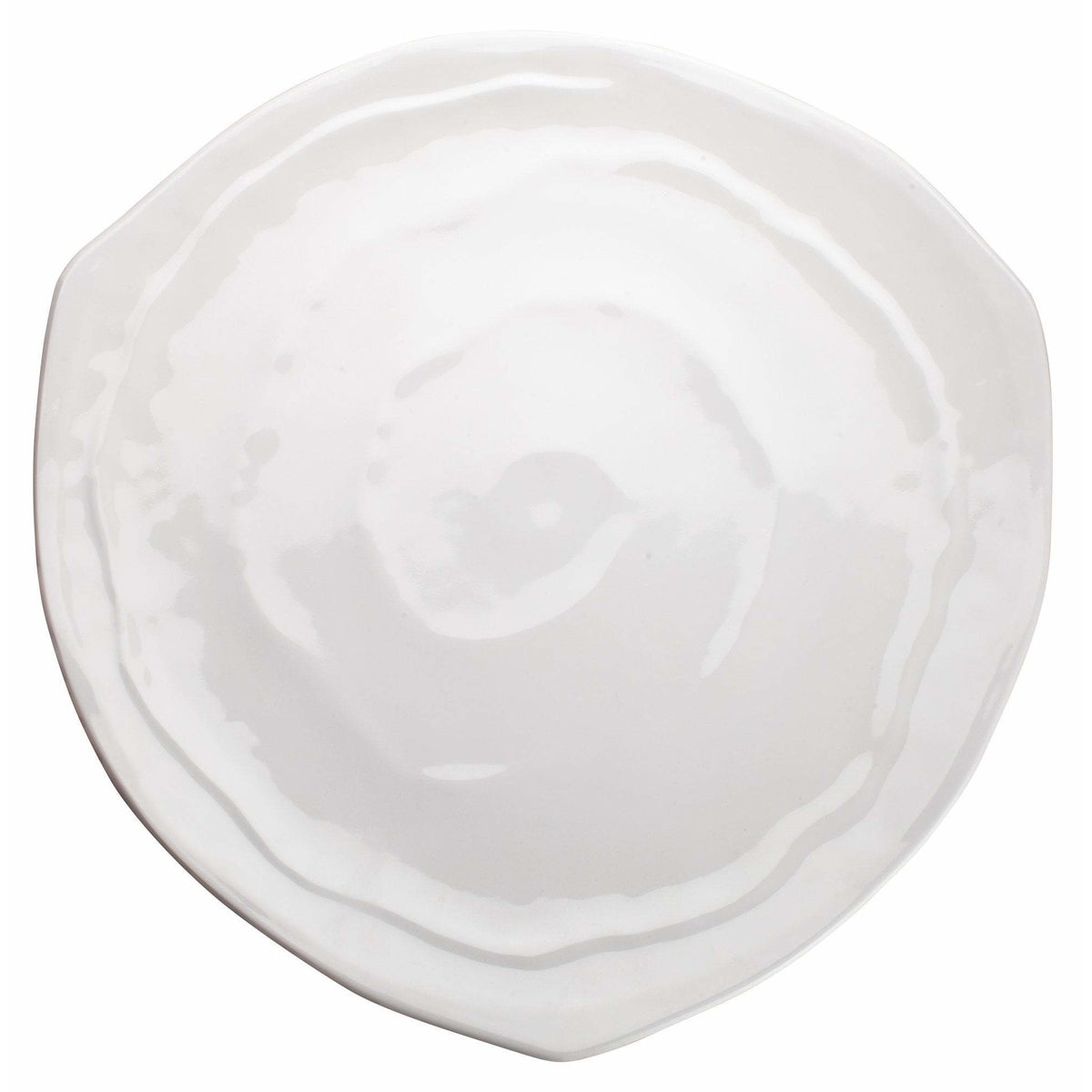 Winco - WDM007-204 - 14-5/8" Melamine Triangular Plate, White, 12pcs/case - Dinnerware - Maltese & Co New and Used restaurant Equipment