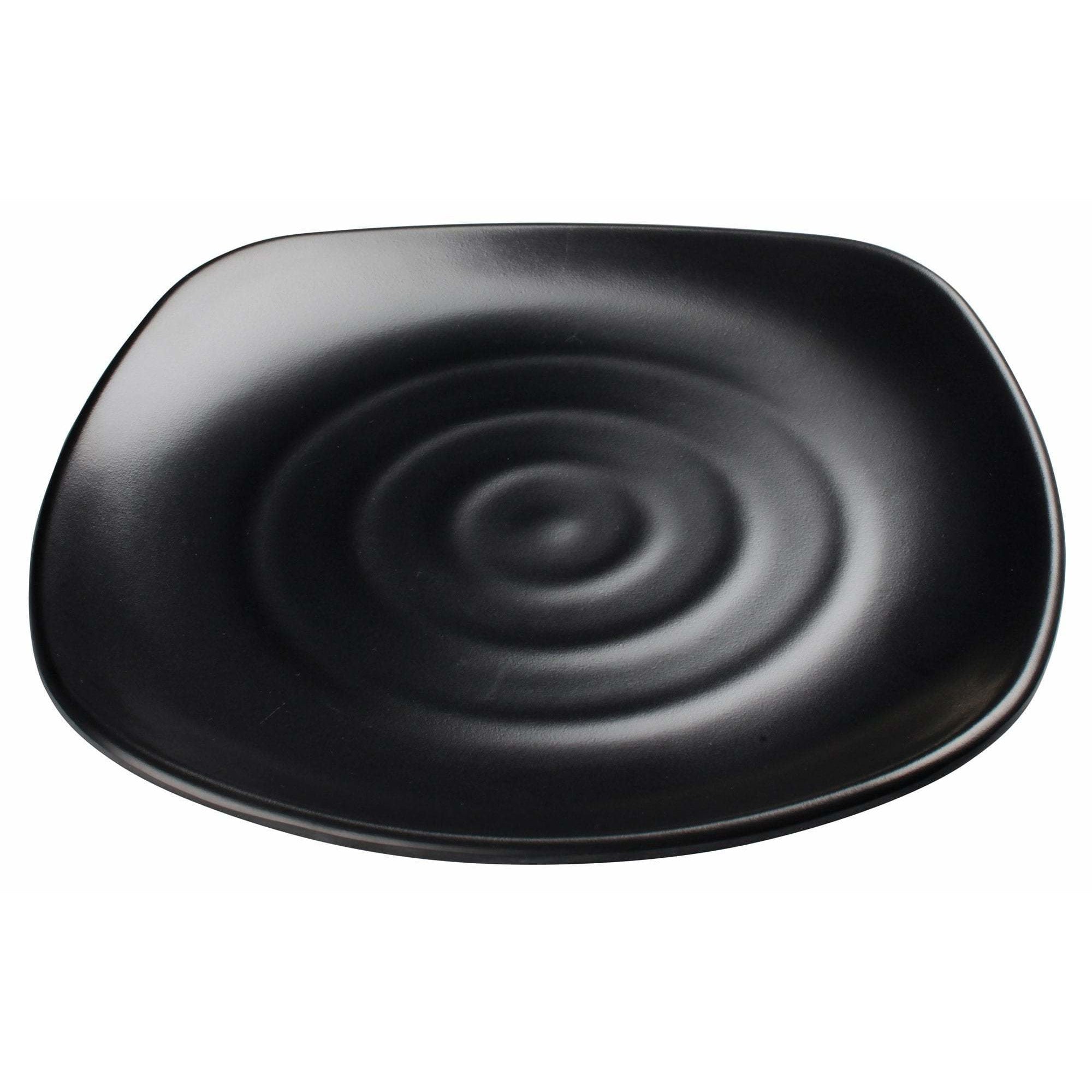 Winco - WDM013-304 - 11-3/4" Melamine Square Plate, Black, 24pcs/case - Dinnerware - Maltese & Co New and Used  restaurant Equipment