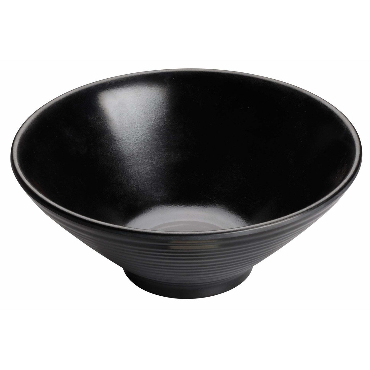 Winco - WDM014-304 - 9"Dia Melamine Bowl, Black, 24pcs/case - Dinnerware - Maltese & Co New and Used restaurant Equipment