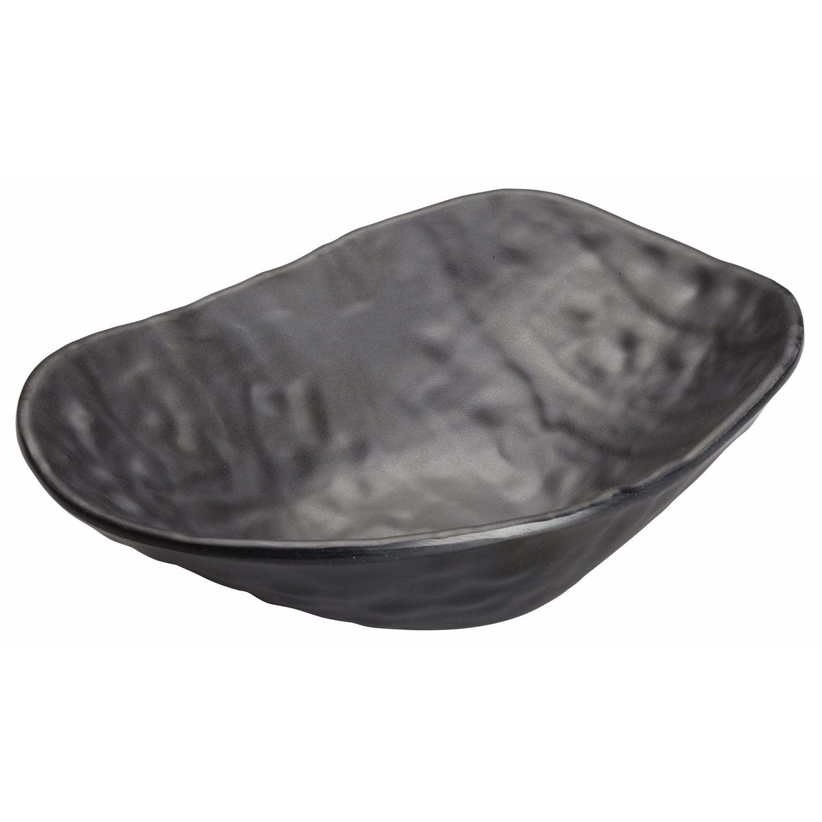 Winco - WDM019-306 - 9" x 6-5/8" Melamine Oval Bowl, Black, 24pcs/case - Dinnerware - Maltese & Co New and Used restaurant Equipment