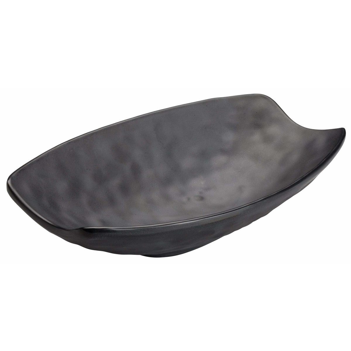 Winco - WDM019-307 - 10" x 6-1/4" Melamine Oval Bowl, Black, 24pcs/case - Dinnerware - Maltese & Co New and Used restaurant Equipment
