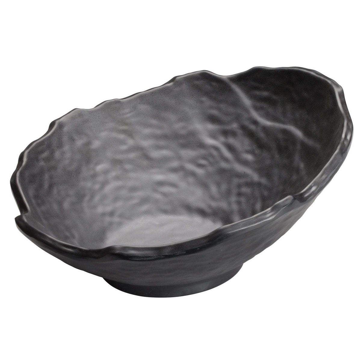 Winco - WDM019-309 - 11"Dia Melamine Angled Bowl, Black, 12pcs/case - Dinnerware - Maltese & Co New and Used restaurant Equipment