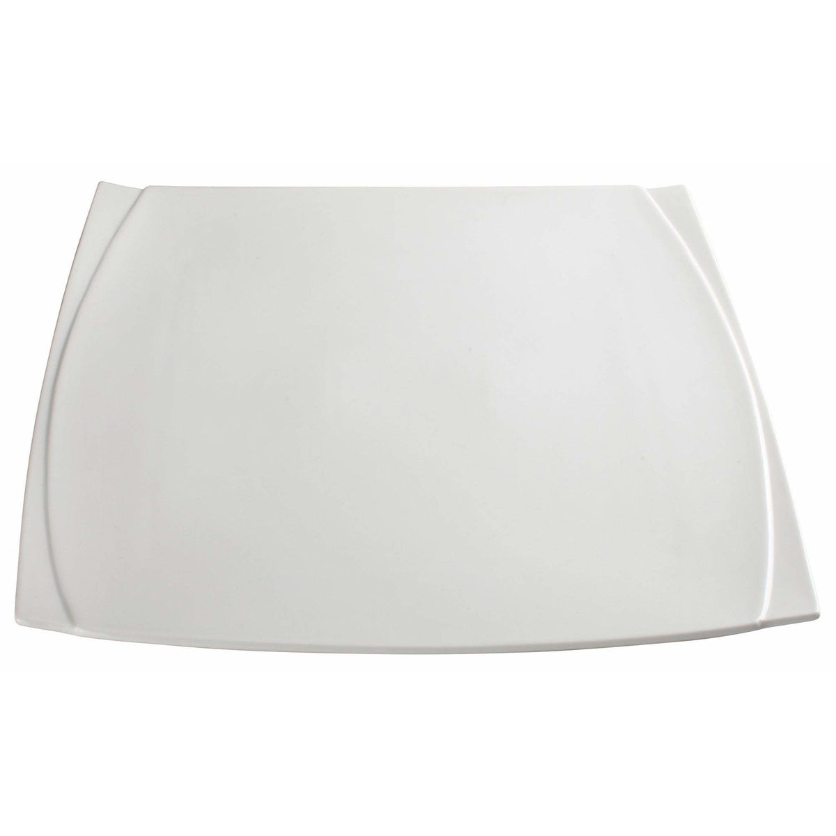 Winco - WDP009-103 - BETTINI 14"Sq Porcelain Square Plate, Bright White, 6 pcs/case - Dinnerware - Maltese & Co New and Used restaurant Equipment
