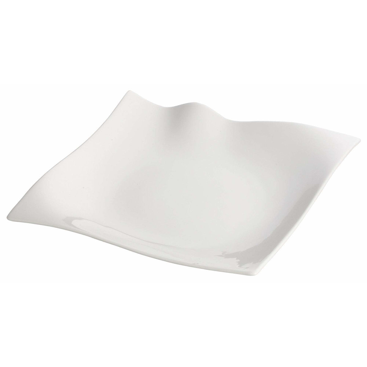 Winco - WDP010-101 - FALETTE 9"Sq Porcelain Square Plate, Bright White, 12 pcs/case - Dinnerware - Maltese & Co New and Used restaurant Equipment