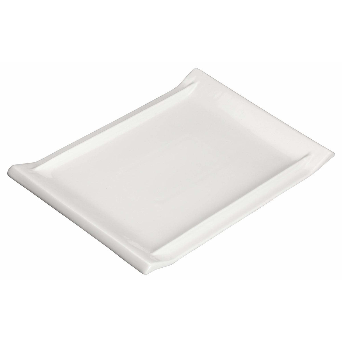 Winco - WDP017-114 - 15-5/8" x 10-5/8" Porcelain Rectangular Platter, Bright White, 12 pcs/case - Dinnerware - Maltese & Co New and Used restaurant Equipment