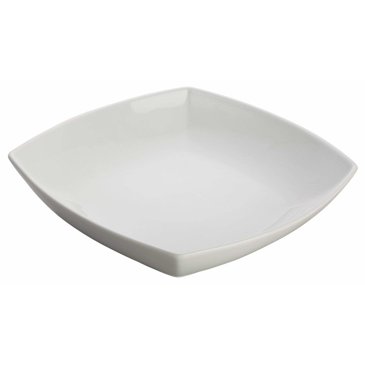 Winco - WDP019-101 - SEFTON 10"Sq Porcelain Square Bowl, Durable White, 12 pcs/case - Dinnerware - Maltese & Co New and Used restaurant Equipment