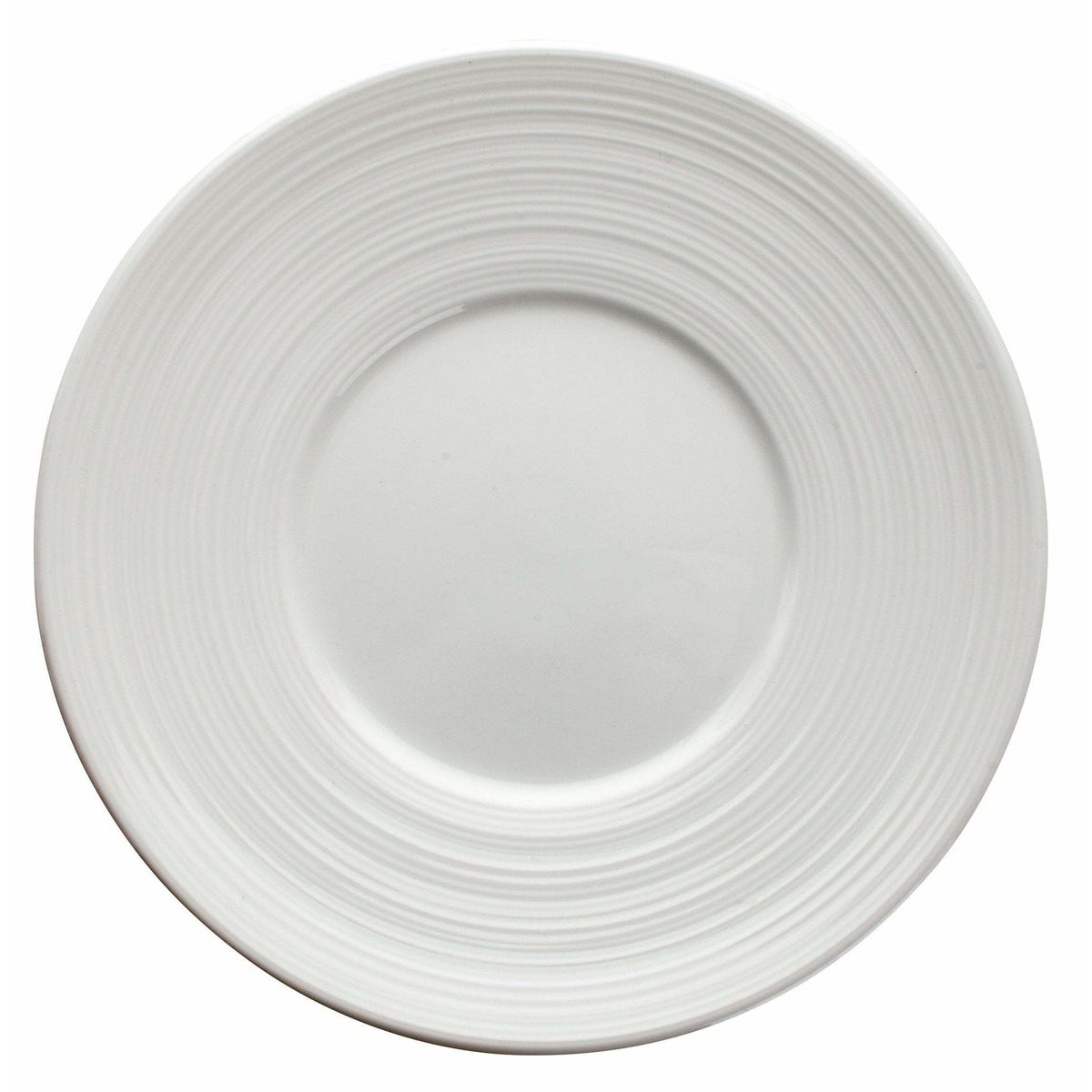 Winco - WDP022-105 - ZENDO 6-1/2"Dia. Porcelain Round Plate, Bright White, 48 pcs/case - Dinnerware - Maltese & Co New and Used restaurant Equipment