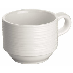 Winco - WDP022-111 - ZENDO 3-1/4"Dia. Porcelain Coffee Cup, Bright White, 36 pcs/case - Dinnerware - Maltese & Co New and Used  restaurant Equipment 