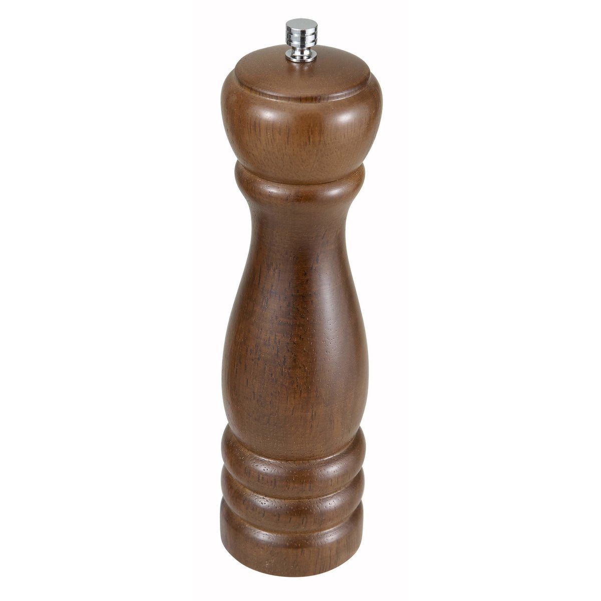 Winco - WPM-08 - 8" Traditional Pepper Mill, Oak Finish - Tabletop - Maltese & Co New and Used restaurant Equipment