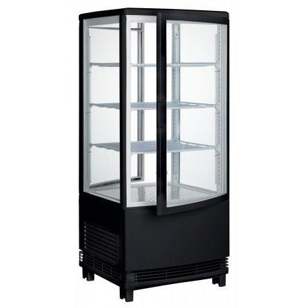 Winco CRD-1K Black Countertop Refrigerated Beverage Display - Maltese & Co New and Used restaurant Equipment