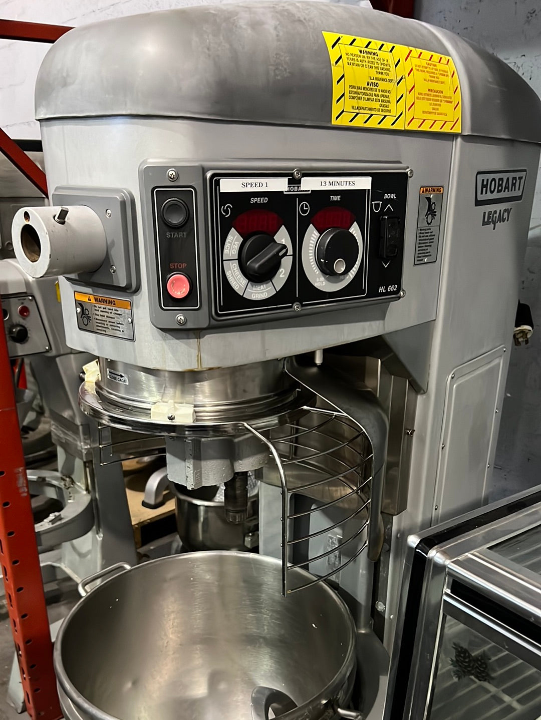 USED HOBART LEGACY 60QT COMMERCIAL MIXER HL662 - Maltese & Co