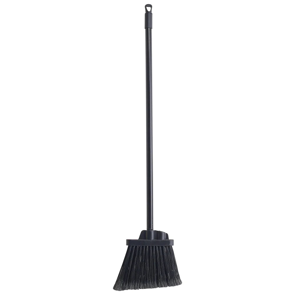 Winco BRF-6K-H 30"L Lobby Broom w/ Straight Bristles & Black Handle