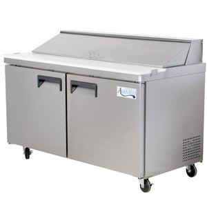 Avantco - APT-60-HC - 60" 2 Door Refrigerated Sandwich Prep Table - Maltese & Co