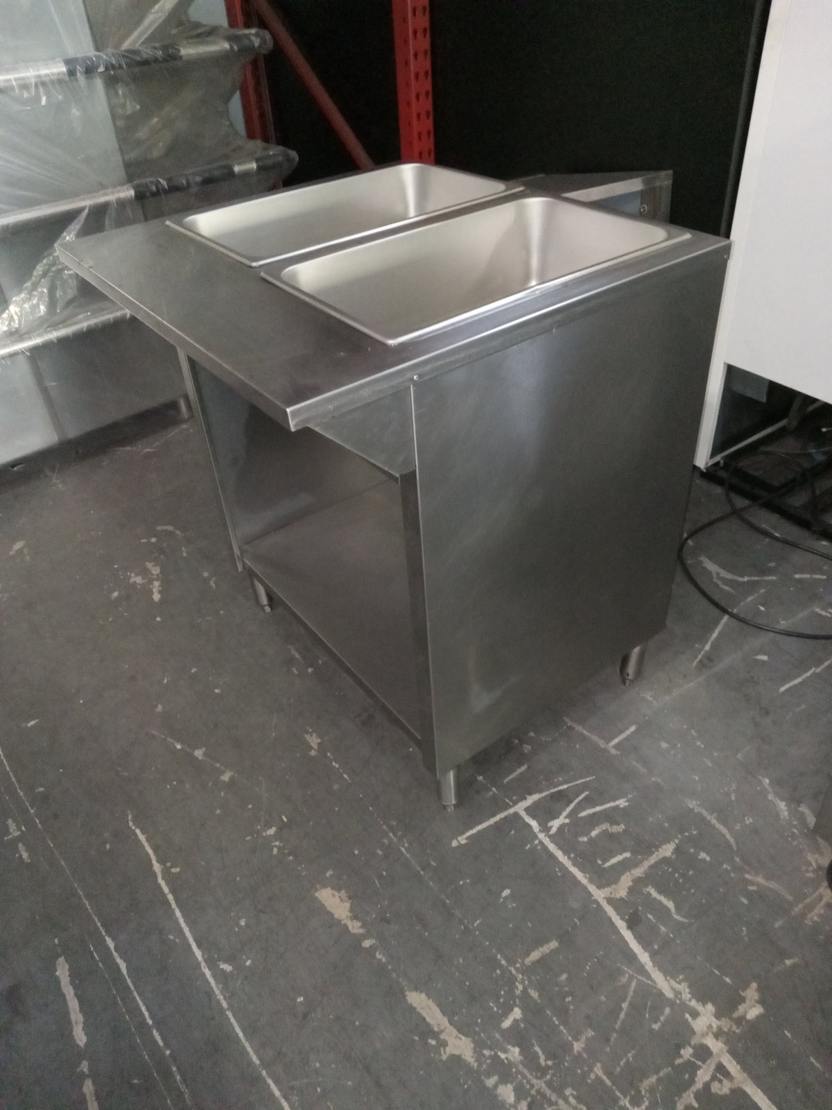 Used 2 Well Gas Steam Table - Maltese & Co