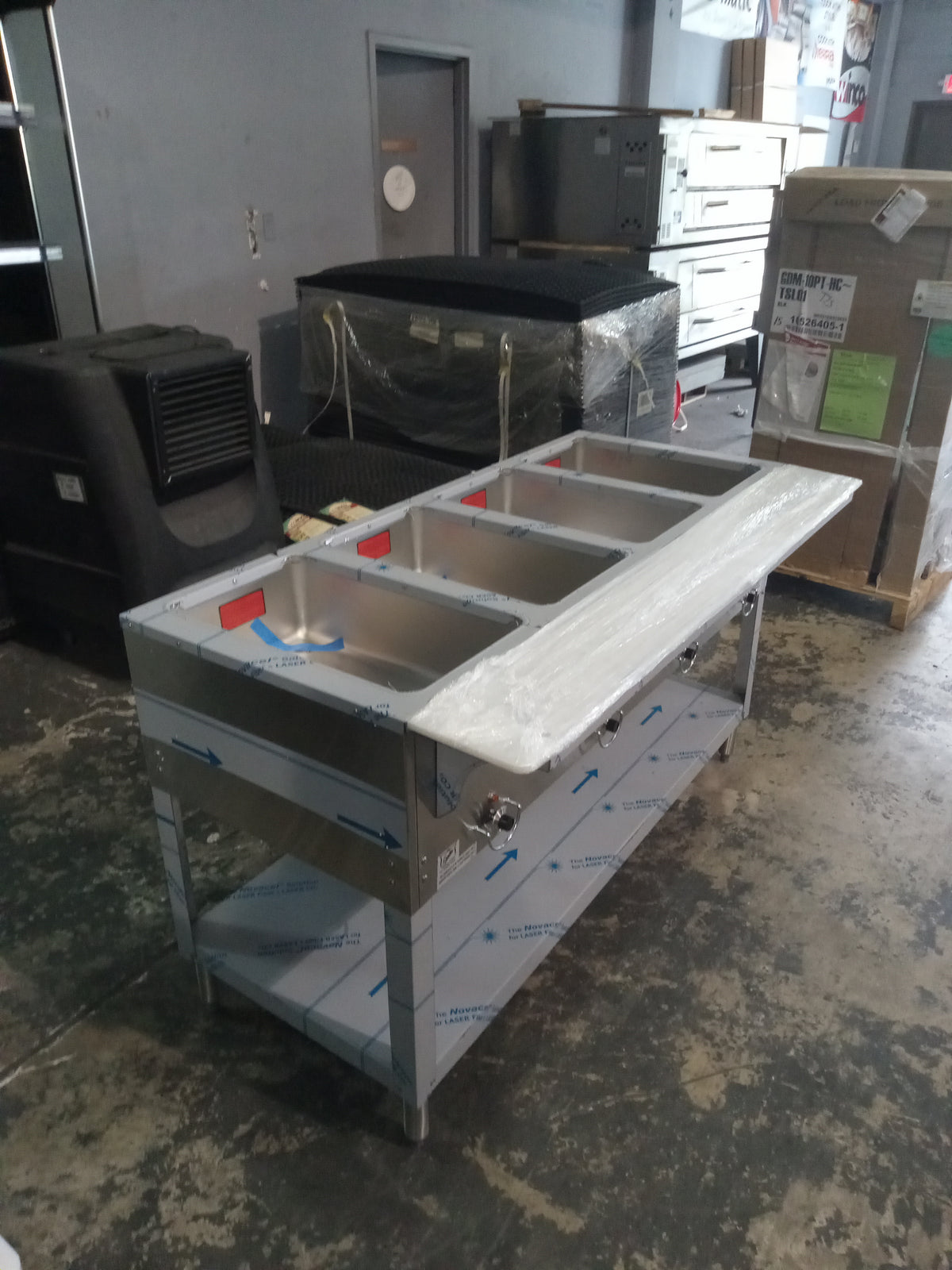 Duke - E304SW - 4 Pan Electric Steam Table - Maltese & Co