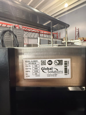 Global Solutions GS1300-24 Heated Shelf Merchandiser