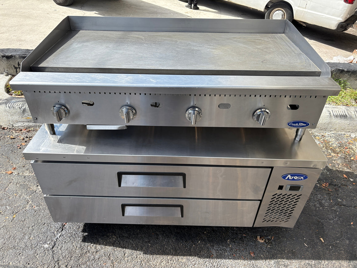 Atosa Cookrite 48" Countertop Griddle w/ Manual Controls (Pre-Owned) (Used)