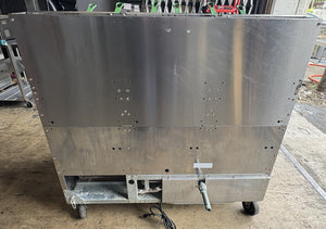 Frymaster MJ350 Gas Fryer - (3) 50 lb Vats, Floor Model, Natural Gas (Pre-Owned))