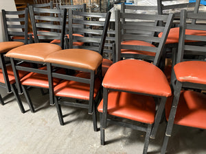 17 Used Restaurant Dining Chairs (Reddish Brown)