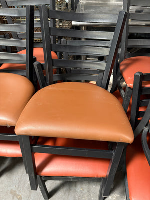 17 Used Restaurant Dining Chairs (Reddish Brown)
