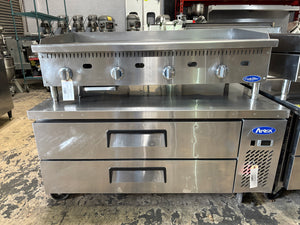 Atosa ATTG-48 CookRite 48" Countertop Heavy Duty Thermostatic Gas Griddle(Pre-Owned)