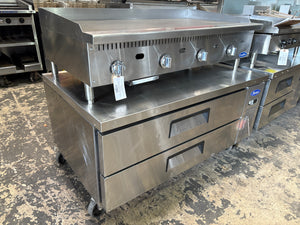 Atosa ATTG-48 CookRite 48" Countertop Heavy Duty Thermostatic Gas Griddle(Pre-Owned)