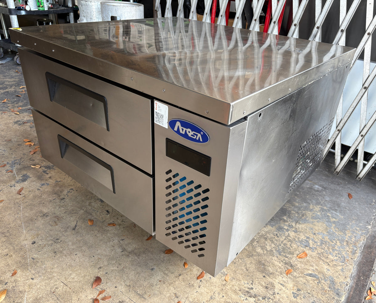(USED) Atosa 36 Inch Chef Base One-Section 4.7 Cu Ft with Drawers - - Maltese & Co