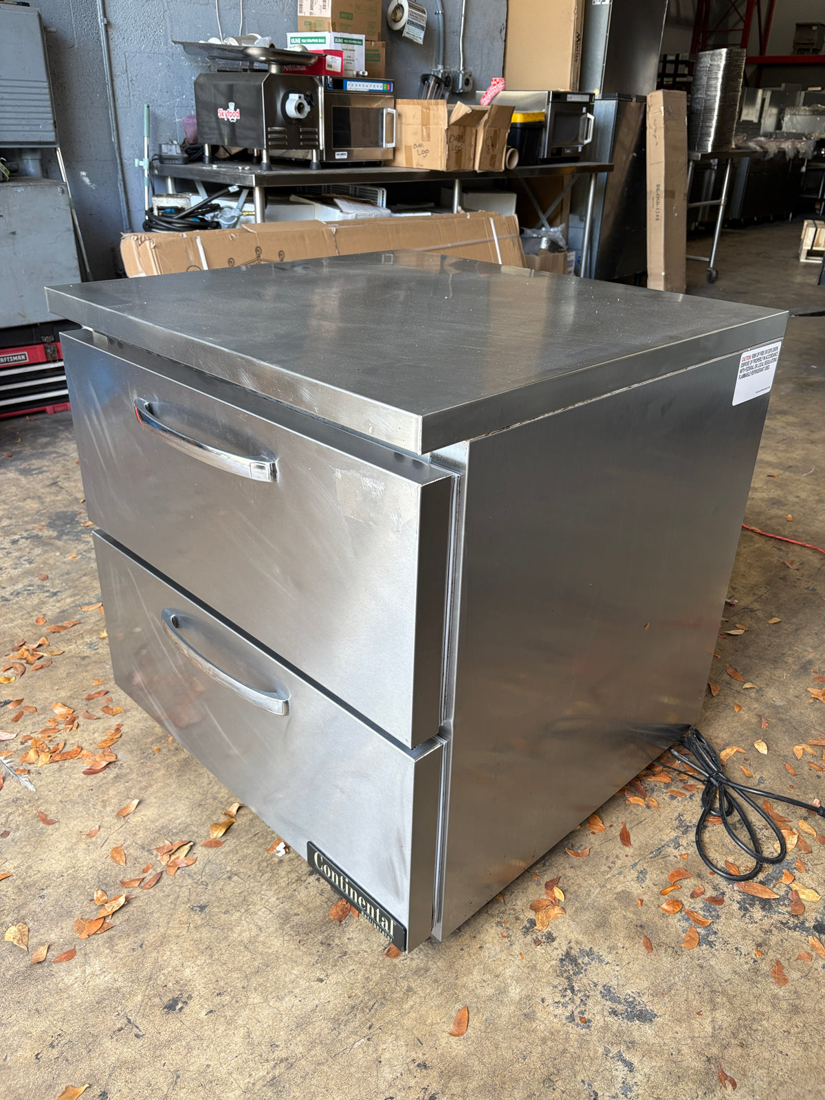 (USED) Continental  32" Worktop Refrigerator With Drawers - Model - SW32N-D - Maltese & Co