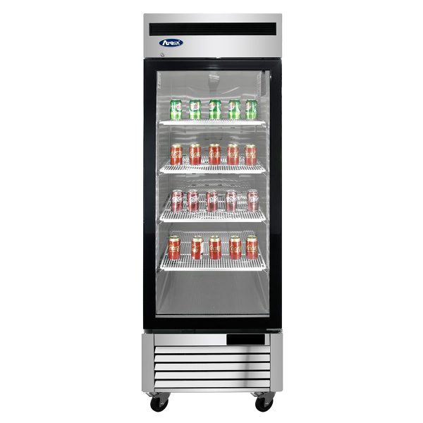 Atosa - MCF8705 - Bottom Mount - One Glass Door Refrigerator - 19.1 Cubic Ft. - Maltese & Co