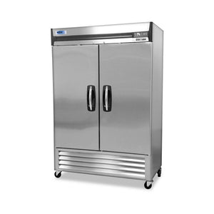Used Norlake - R49-S - 2 Door Stainless Steel Cooler - Maltese & Co