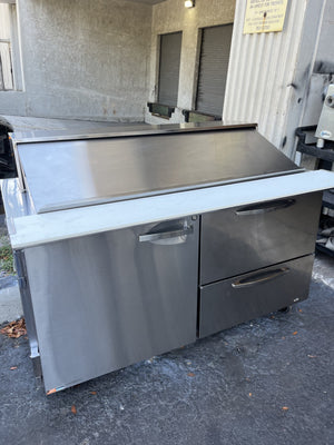 TURBO AIR PST-60-24-D2-N MEGA TOP SALAD PREP TABLE (USED)