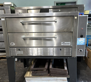 PEERLESS CW61PSC PIZZA BAKE OVEN SINGLE DECK GAS (USED)