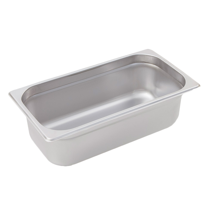 Crestware - 2132 - SAF-T-STAK Third x 2 1/2" Pan - Maltese & Co New and Used  restaurant Equipment 