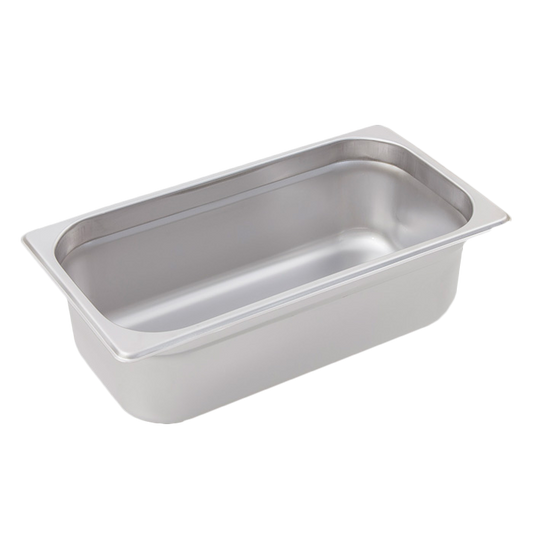 Crestware - 2136 - SAF-T-STAK Third x 6" Pan - Maltese & Co New and Used  restaurant Equipment 