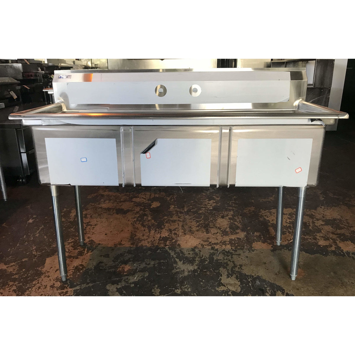 Stortec S18-30  3 COMPARTMENT SINK - Maltese & Co New and Used  restaurant Equipment 