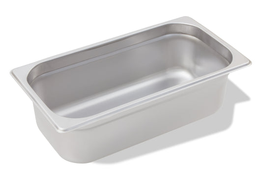Crestware - 4134 - SAF-T-STAK Third x 4" Pan - Maltese & Co New and Used  restaurant Equipment 