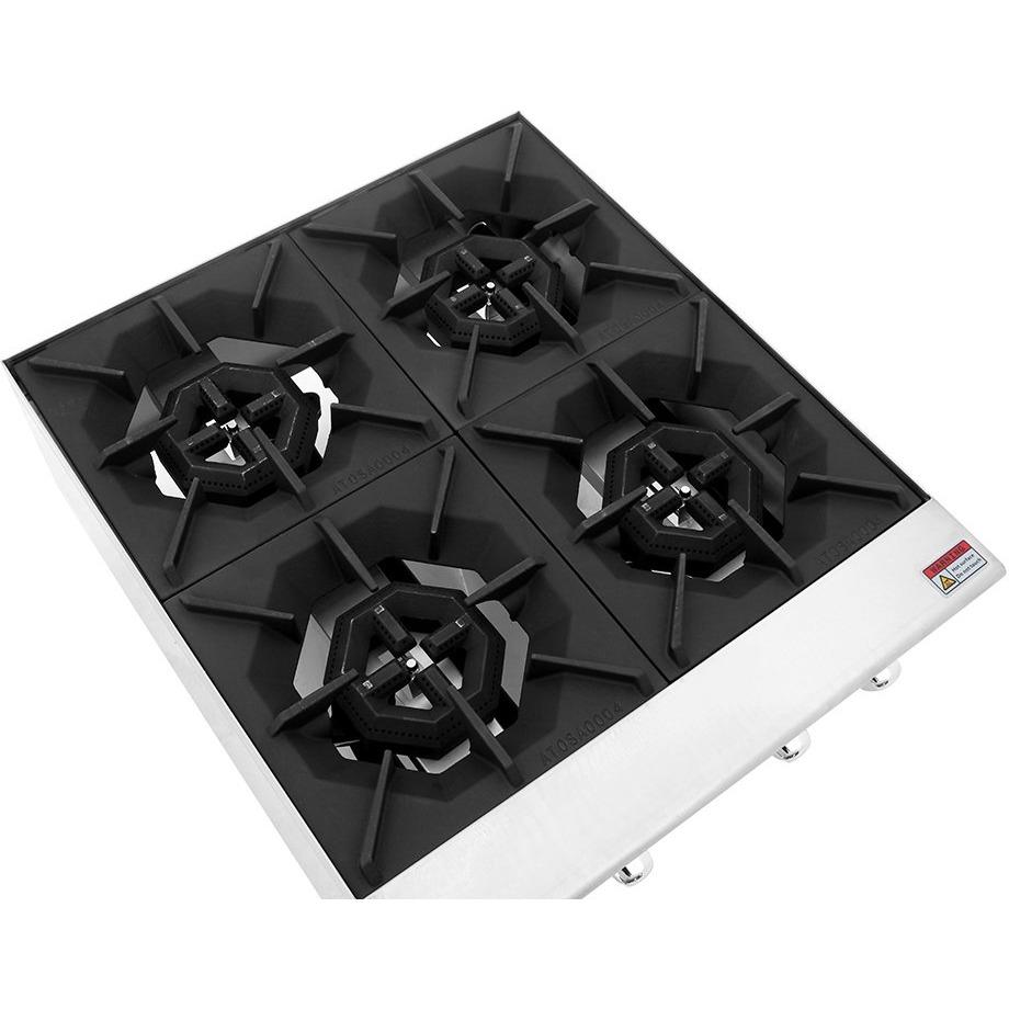 CookRite - 4 Burners, Independent Manual Control - Liquid Propane - Maltese & Co New and Used  restaurant Equipment 