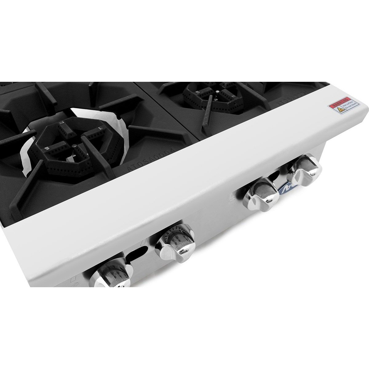 CookRite - 4 Burners, Independent Manual Control - Liquid Propane - Maltese & Co New and Used  restaurant Equipment 