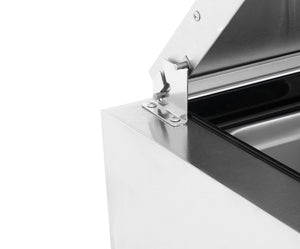 Atosa MPF8201GR 44'' Pizza Prep Table - 9.7 Cubic Ft - Maltese & Co New and Used  restaurant Equipment 