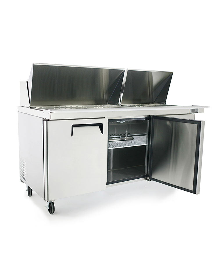Atosa MSF8308GR 72'' Mega top Sandwich Prep. Table - 21.3 Cubic Ft - Maltese & Co New and Used  restaurant Equipment 