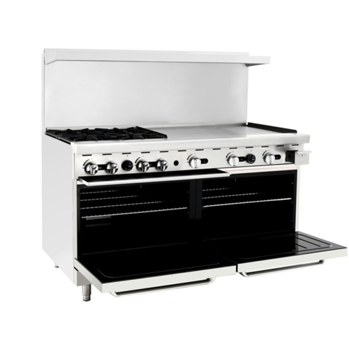 CookRite - AGR-4B36GR-LP - AGR-4B36GR-NG - Range, 60", 4 Burners, 36" Griddle - Maltese & Co