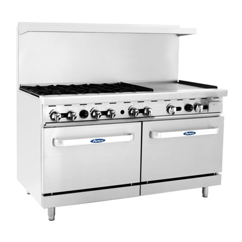 CPG Natural Gas 6 Burner Range w/ Griddle & 2 Ovens