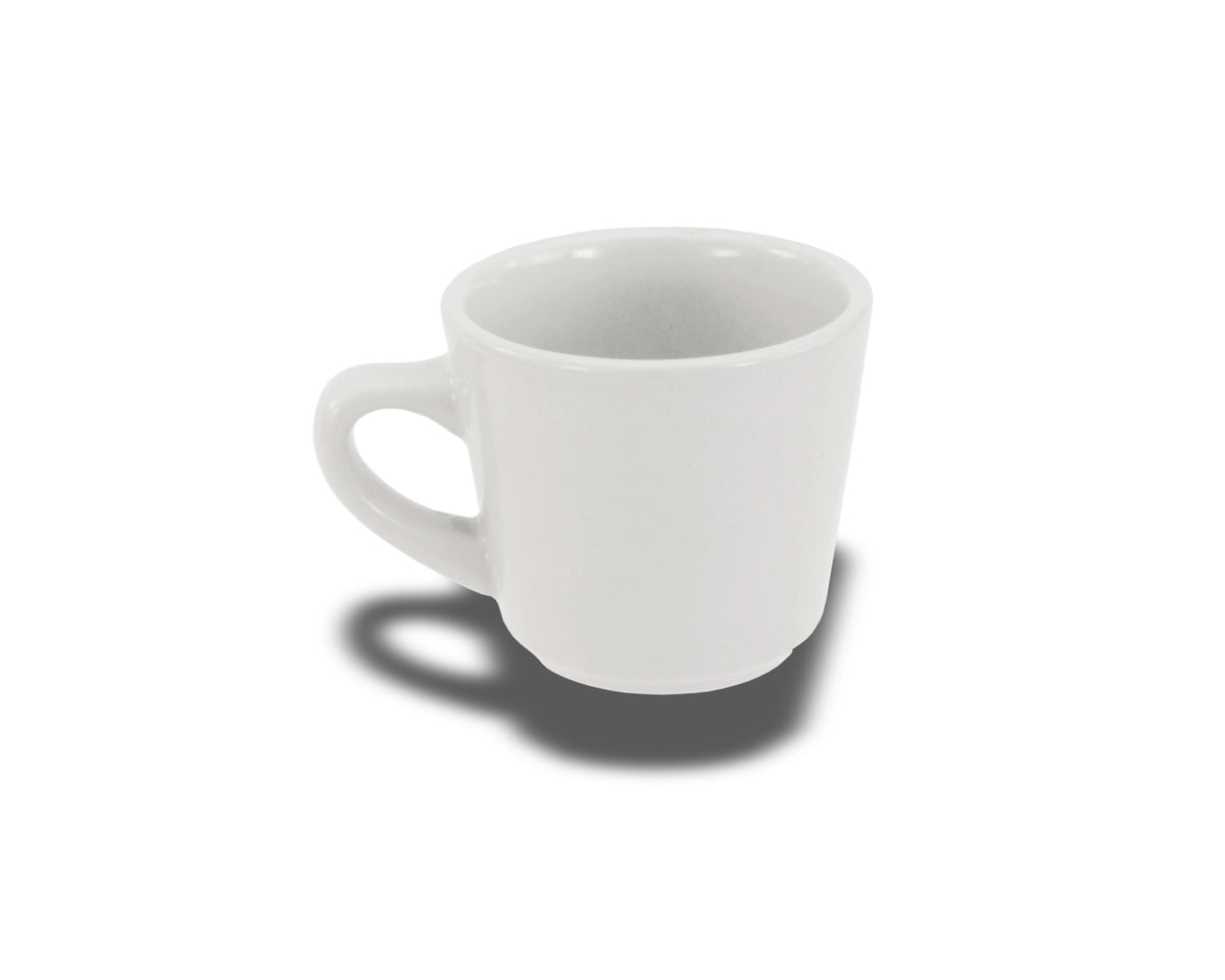 Crestware - AL11 - Alpine White 7 oz. Tall Cup - Maltese & Co New and Used  restaurant Equipment 