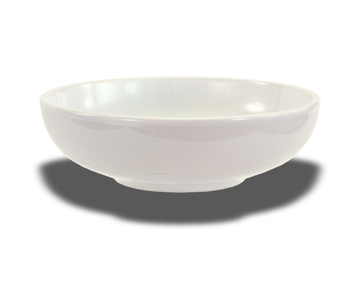 Crestware - AL38 - Alpine White  9"Ftd Nappie Bowl 50 oz. - Maltese & Co New and Used  restaurant Equipment 