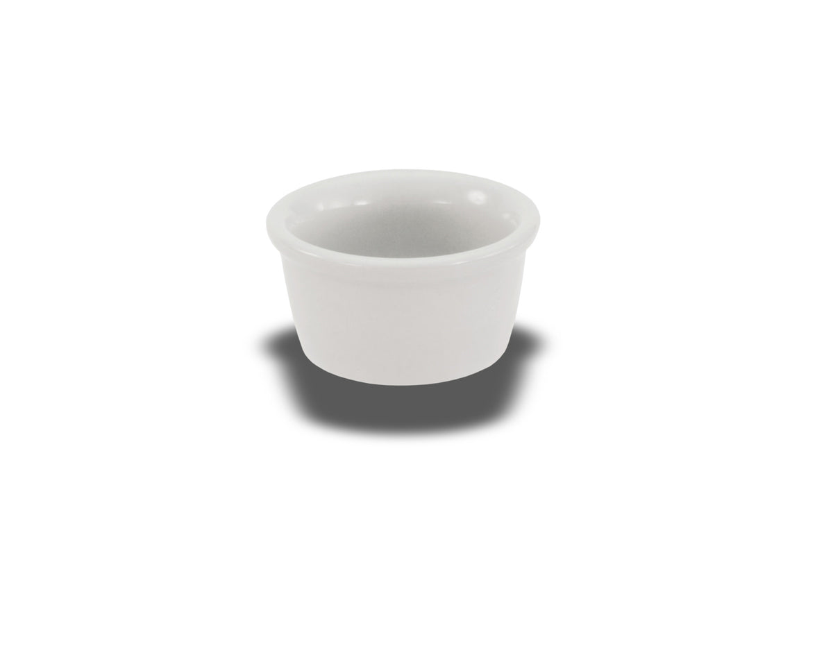 Crestware - AL76 - Alpine White 3.5 oz. Ramekin - Maltese & Co New and Used  restaurant Equipment 