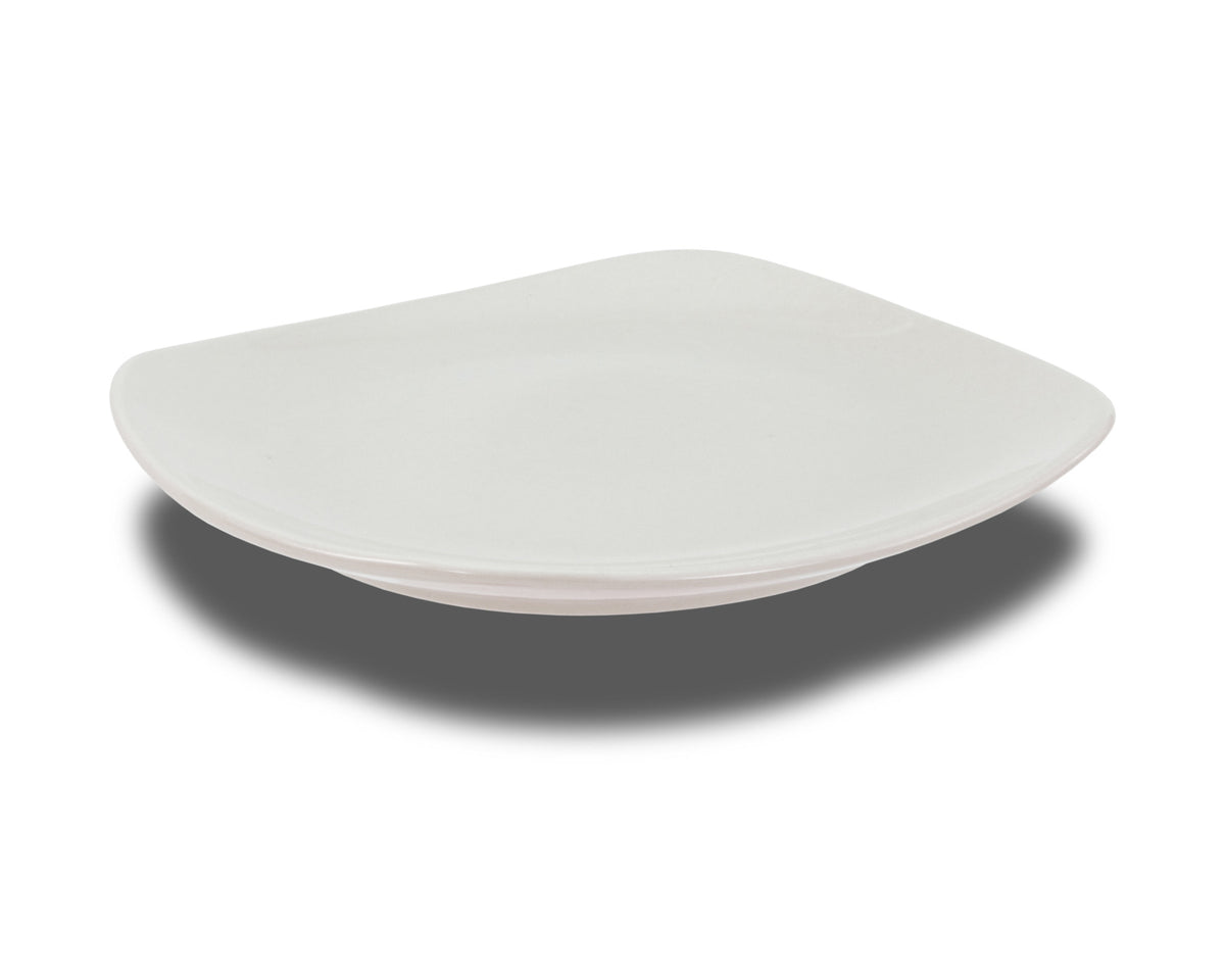 Crestware ALSQ8 Alpine Wht 8 1/4" Square Plate - Maltese & Co New and Used  restaurant Equipment 