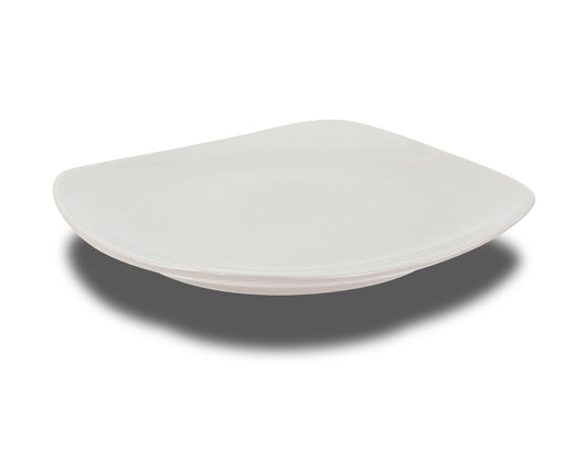 Crestware ALSQ8 Alpine Wht 8 1/4" Square Plate - Maltese & Co New and Used  restaurant Equipment 